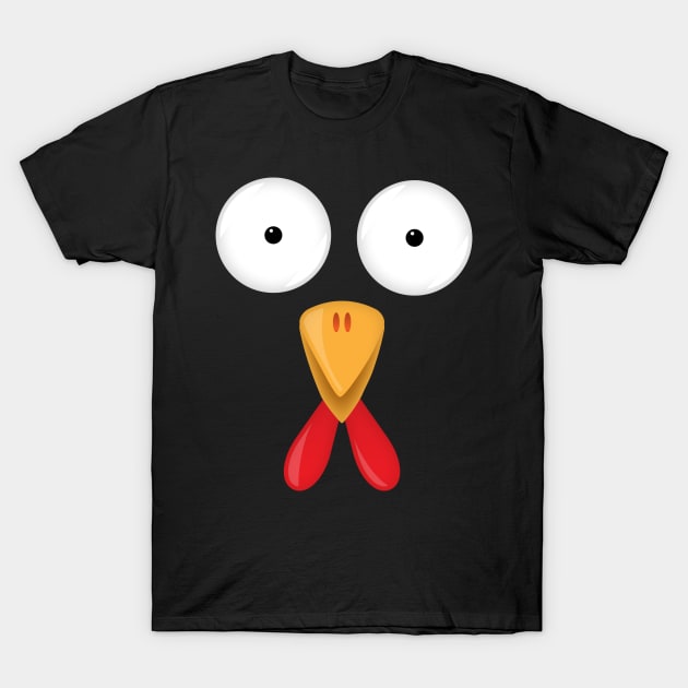 Chicken Face Halloween Costume T-Shirt by BraaiNinja